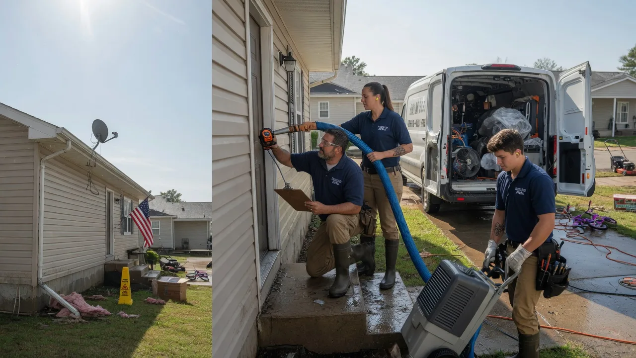 Ceiling Water Damage Restoration in Franklin, KS near me